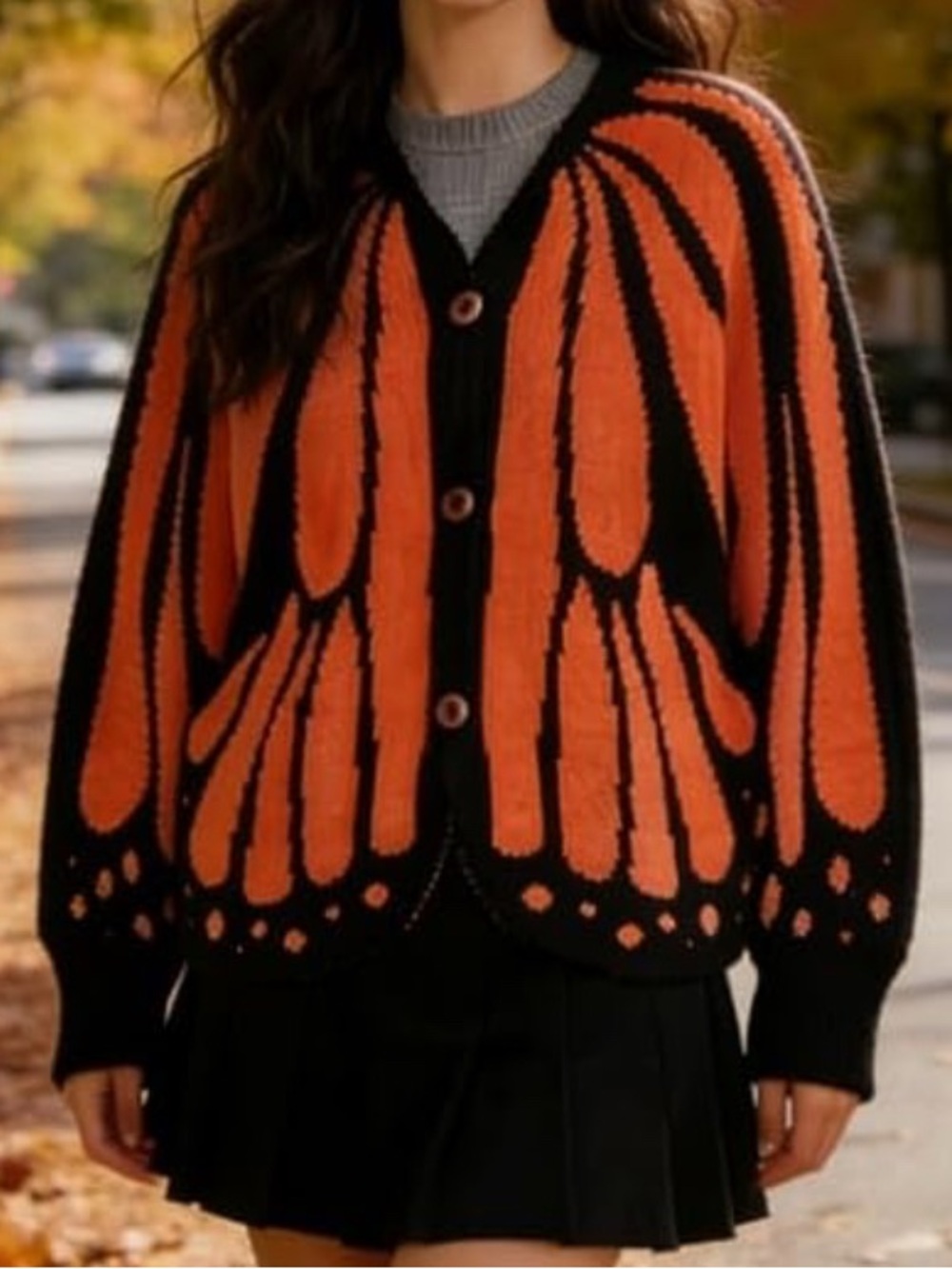 Monarch Butterfly Sweater - Picture 4 of 4